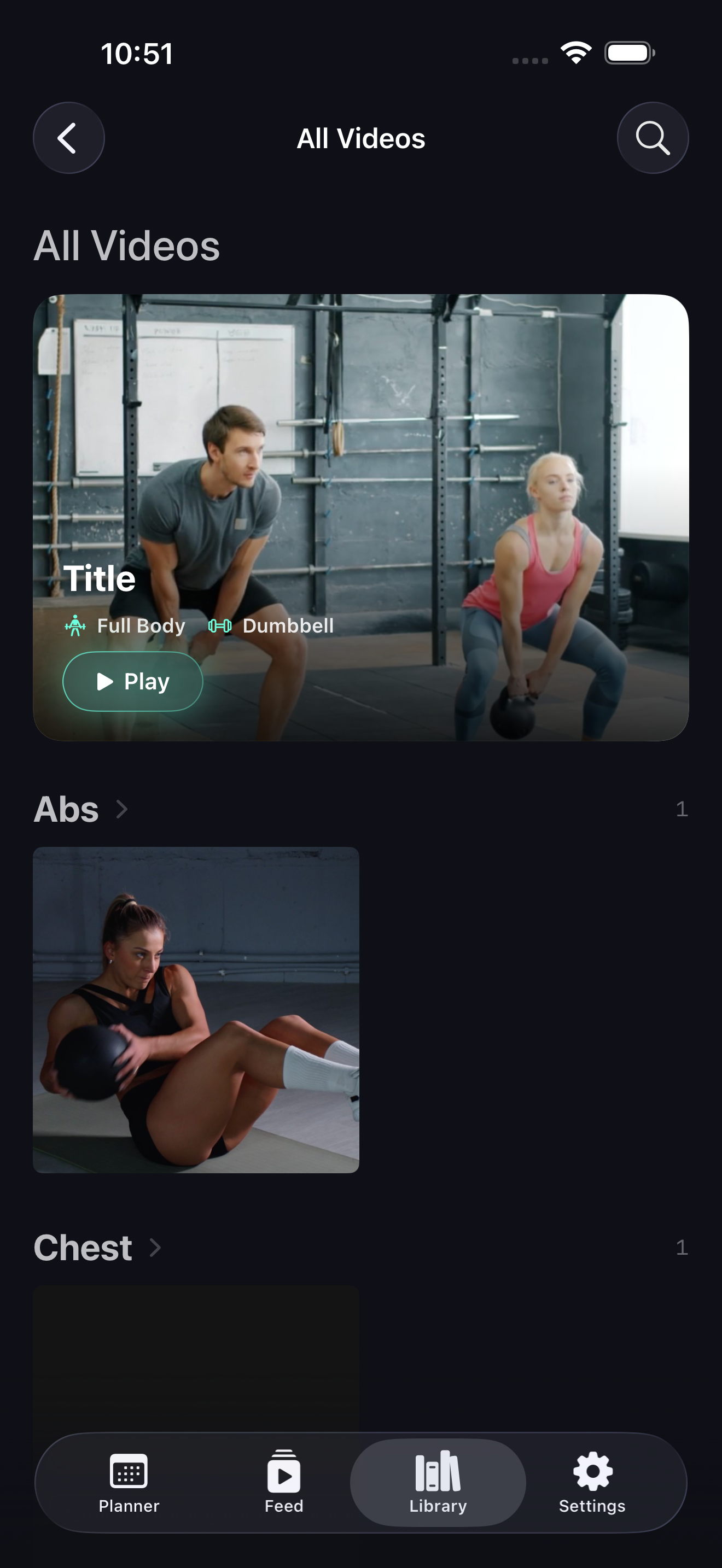 Every saved clip, tagged and searchable
