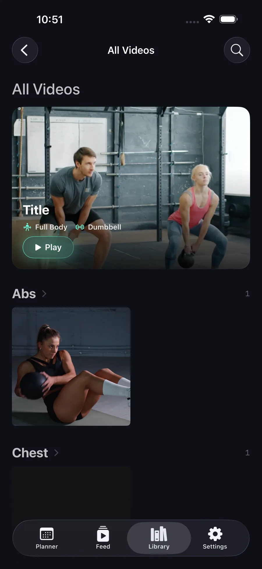 Every saved clip, tagged and searchable